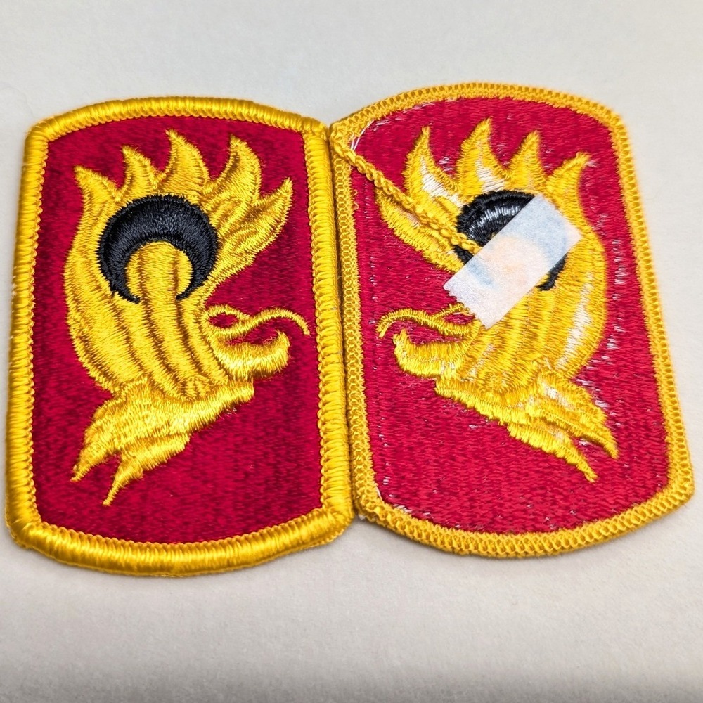 US Military Army 209th Field Artillery‎ Brigade Patch Rochester Red Legs Guard